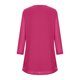 thumbnail image 4 of Karight Women's Fashion Printed T-shirt 3/4 Sleeves Blouse Round Neck Casual, 4 of 6
