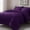 Purple-Full, variant on Black Queen 7-Piece Bed-in-a-Bag All Seasons Bedding Set