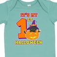 thumbnail image 4 of Inktastic Its My 1st Halloween with Cat Mouse and Pumpkin Boys or Girls Baby Bodysuit, 4 of 5