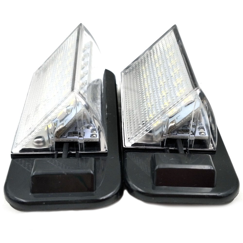 Nikauto 2Pcs 6500k 3528SMD LED License Plate Light for BMW E36 1992-1999