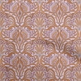 thumbnail image 1 of oneOone Silk Tabby Brown Fabric Asian Traditional Floral Sewing Fabric By The Yard Printed Diy Clothing Sewing Supplies 42 Inch Wide, 1 of 4