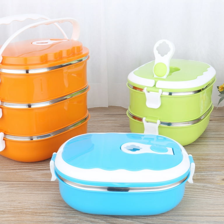 Condiment Containers With Lids Portable Lunch Box Stainless Steel Lunch  Container For Kids School Camping Food Container