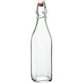 thumbnail image 1 of bormioli Rocco 314720MU7321990 Bouteille Carrée 33.75 Onces, 1 Unité, Transparent, 1 of 8
