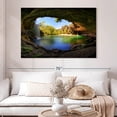 thumbnail image 2 of Elephant Stock Hamilton Pool And Waterfall Wall Art - Horizontal Canvas Wall Art - Living Room Wall Decor - Nature Canvas - Brown And Green Decor - 51" x 34", 2 of 8