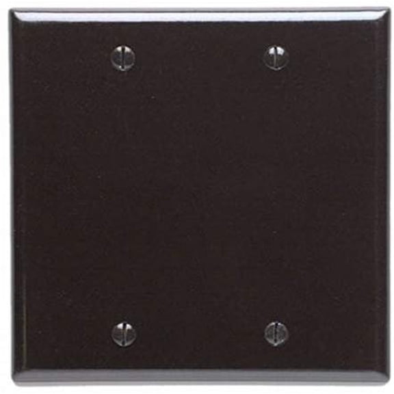 WALPLAT 2GANG/BLANK BR (Pack of 1)