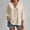 Beige, variant on Women'S Plus Size Button Front V Neck Half Sleeve Blouse Drop Shoulder Loose Tops,Cover-Up for Women Black L(L)