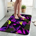 thumbnail image 2 of 1pc Neon colored Abstract Bathroom Rug Bathroom Decor and Accessories- Durable,Anti Slip,And Quick Drying,Suitable For Indoor/outdoor Use - Perfect For Bathrooms,Bedrooms,Kitchens, 2 of 9
