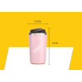 thumbnail image 5 of Taza de viaje de acero inoxidable, vaso antiderrames, tapa a prueba de fugas, doble pared, sin BPA (gris), 5 of 5