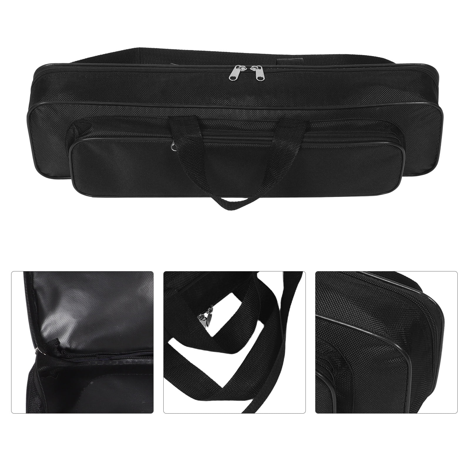 REOFLYUP Fishing Rod Protective Cover Black Lightweight Oxford Cloth for Storage