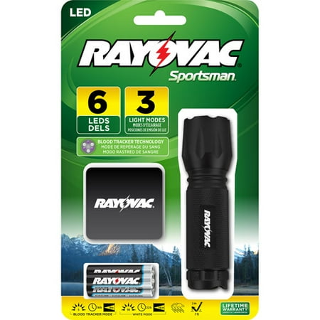 - Rayovac Sportsman LED Blood Tracker Flashlight