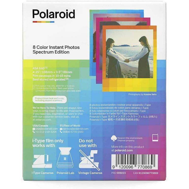 Impossible/Polaroid Color Film for i-Type Instant Camera - Rainbow