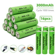 Premium Grade AAA Batteries -16 Pack - Alkaline Triple A Battery - Ultra Long-Lasting, Leakproof 1.5v Batteries - 10-Year Shelf Life