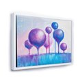 thumbnail image 3 of Designart 'Ornamental Colourful Trees I' Modern Framed Canvas Wall Art Print, 3 of 5