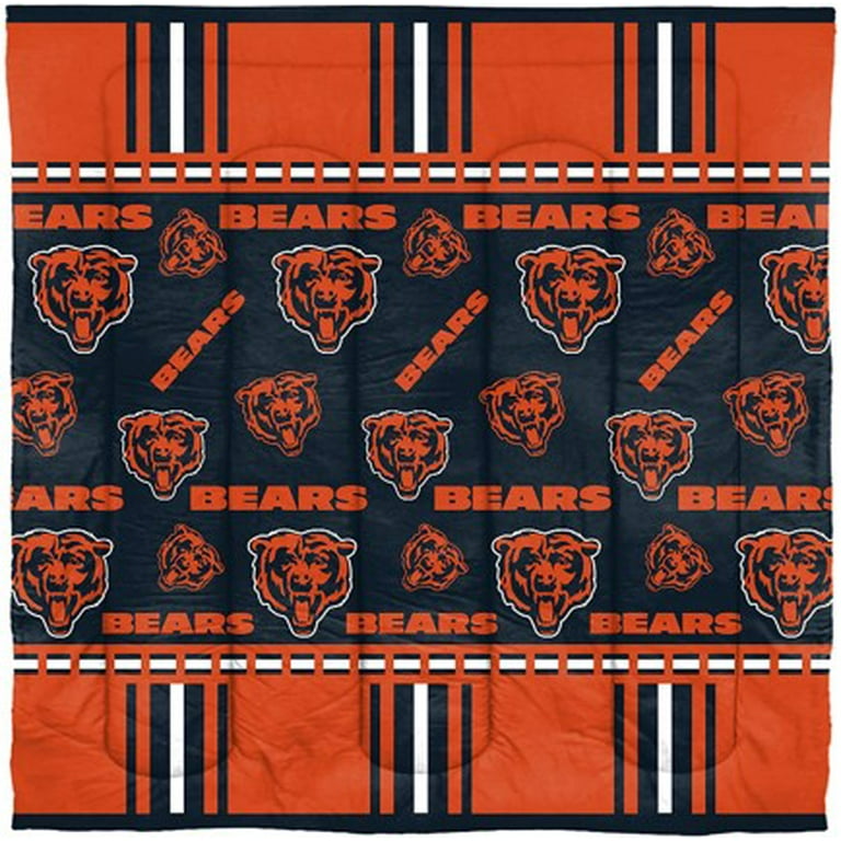 Cathay Sports Chicago Bears 3-Piece Bears Blue/Bears Orange Full/Queen  Comforter Set in the Bedding Sets department at