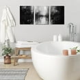 thumbnail image 4 of Black and White Pictures for Wall,Abstract Canvas Wall Art for Living Room,3 Piece Wall Art Bedroom Unframed, 4 of 6