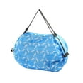 thumbnail image 1 of Thinsony Space-saving Foldable Storage Bags Items Organized On Go Reusable Polyester Shopping Bag For Travel Beach Bag Handbag blue puppy 1Set, 1 of 6