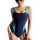 thumbnail image 1 of Traje de baño de una pieza Costura Transpirable Traje de baño de moda para mujer para surfear Fiesta en la playa Fiesta en la piscina Spa Baño Azul S, 1 of 8
