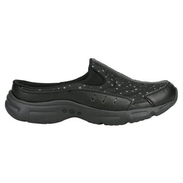 Easy Spirit Womens Traveltime Sparkle Mules Clogs Flats Casual Shoes