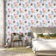 thumbnail image 4 of Caltero Peel and Stick Wallpaper Floral Wallpaper Self-Adhesive Removable Wallpaper, 17.7in x 590in, 4 of 8