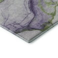 thumbnail image 3 of Addison Rugs Mayfield Premium Machine Washable Transitional Abstract Purple Runner Rug, 2'3" X 7'6" Machine Washable Transitional Abstract Purple Oversized Sherpa Throw Blanket, 3 of 6