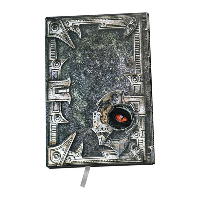 Agiferg Retro Embossed Evil Dragon Notebook Dinosaur European Notepad Stereoscopic 100 Pages