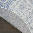 thumbnail image 6 of Nourison Whimsicle Boho Farmhouse Ivory Blue 5' x round Area Rug, (5' Round), 6 of 9