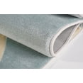 thumbnail image 4 of Ladole Rugs Abstract Soft Durable Polypropylene Indoor Area Rug Carpet in Blue-White, 5x8 (5'3" x 7'6", 160cm x 230cm), 4 of 6