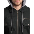 thumbnail image 4 of Wrangler Workwear Men's Quilted Lined Work Shirt Jacket with Hood, Size S-5XL (Men's and Big Men's), 4 of 14