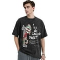 thumbnail image 2 of A Tribe Called Quest Hip Hop Rap Music Vintage T Shirt Funny Graphic Retro Oversize Washed Shirts Men, 2 of 3