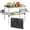 Dark Marble & Storage Net, variant on Folding Camping Table Small 2ft, Small Camp Table Portable with 50% Extra Space, Folding Picnic Set, Portable Beach Table, Car Camping Essentials, Aluminum Light & Solid