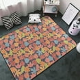 thumbnail image 3 of Multicolor maple leaves Shaggy Area Rug, Rugs for Living Room Bedroom Non Slip Door Mat Indoor Carpet Machine Washable Nursery Home Decor Floor Mats for Entryway 60x39in-#, 3 of 5