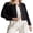 Black, variant on LMLYSoH Women's Crew Neck Knit Cardigan Basic Long Sleeve Solid Color Button Down Sweater Outwear