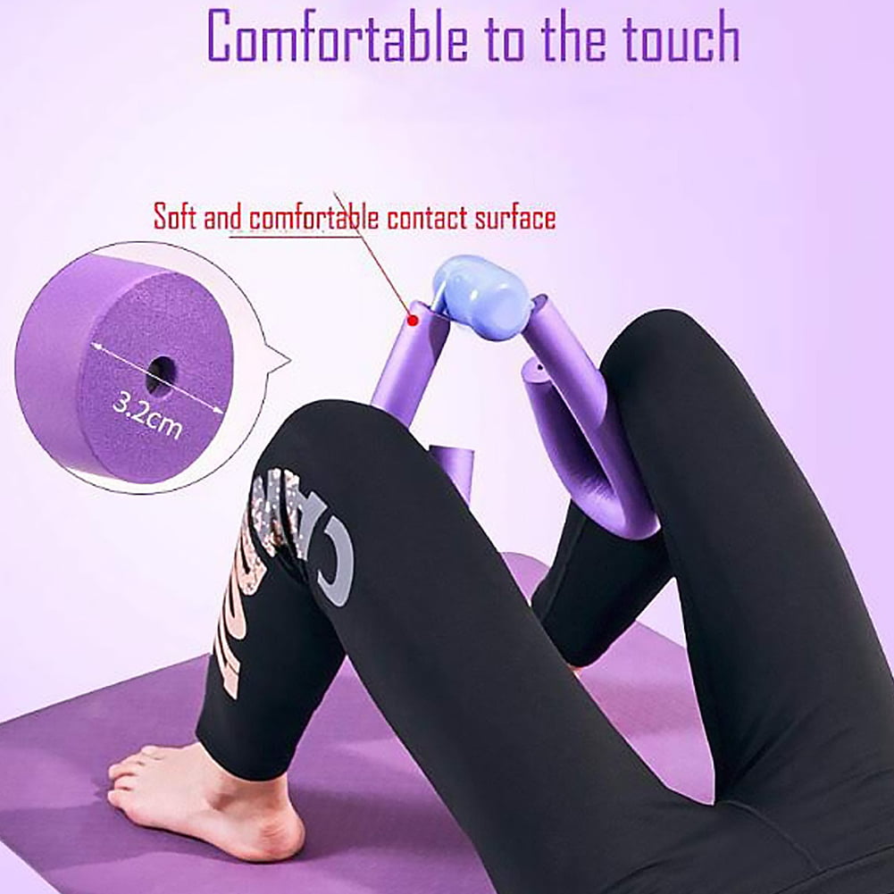 PVC Thigh Exerciser for Thigh Master Leg Butt Arm Chest Toner Purple 