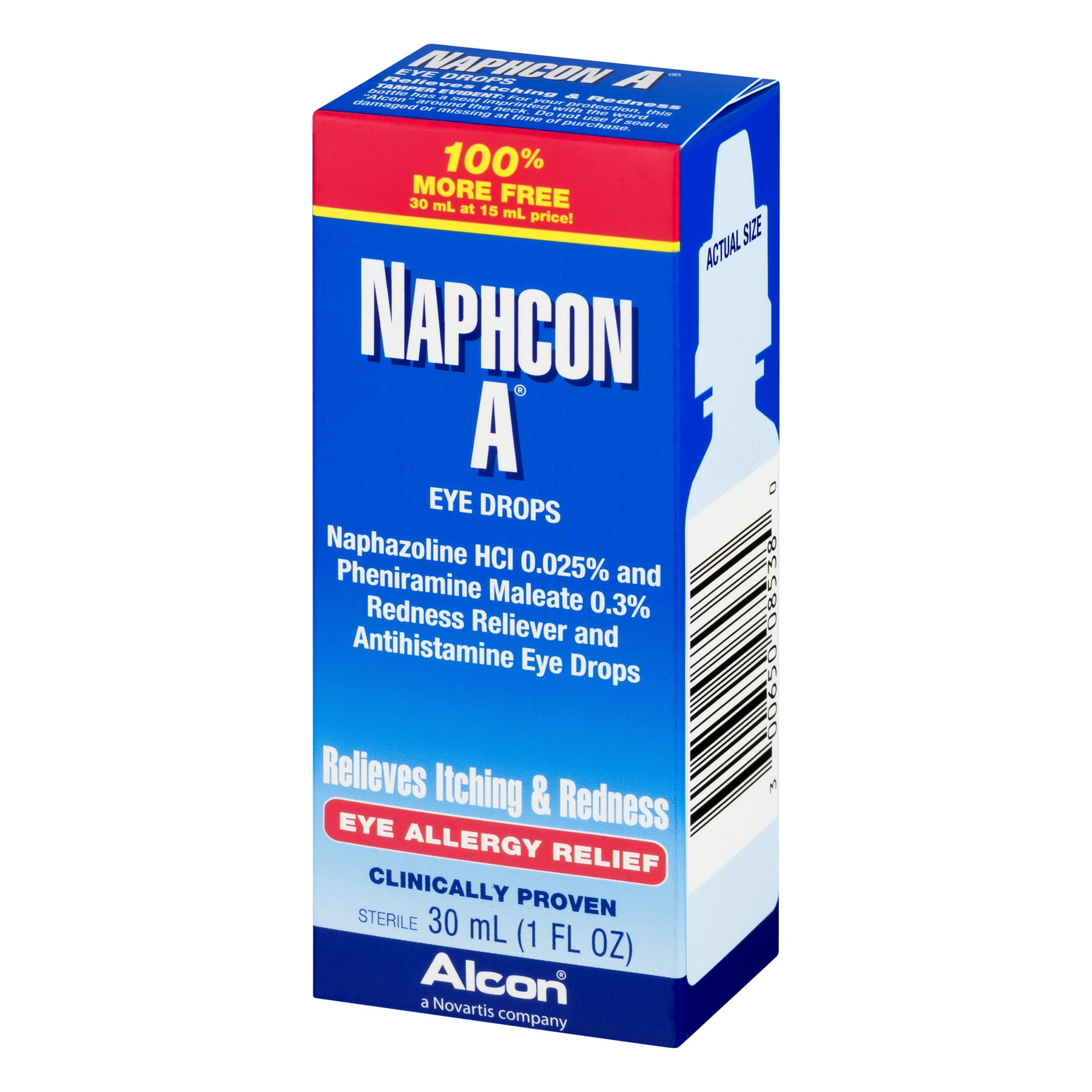 Naphcon A Allergy Eye Drops, 1.0 Fl. Oz.