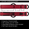 thumbnail image 3 of Action Backpack ACB24 2x4 Hard Case Billiard Stick Bag Billiards Cues, 3 of 6