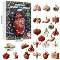 thumbnail image 3 of 24pcs 2025 Anatomy Advent Calendar - Funny Acrylic Human Organ Miniatures, Science-inspired Christmas Countdown Calendar with Daily Surprises, Multicolored, 3 of 6