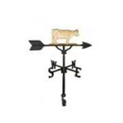 Montague Metal Products WV-275-GB 200 Series 32 In. Gold Cow Weathervane