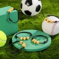 thumbnail image 3 of Paquete de 20 Pulseras de SóFtbol para Fiestas, Cuentas de SóFtbol, Pulseras de Amistad, Pulsera Ajustable con Cuentas, Regalos de SóFtbol, 3 of 5