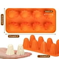 thumbnail image 6 of Dserhfy Ghost Silicone Mold Non-Stick 3D Chocolate Molds 8-Cavity Halloween Baking Mold for Jelly Candy Pudding Ice Cube Gummy Crayon Resin, 6 of 8