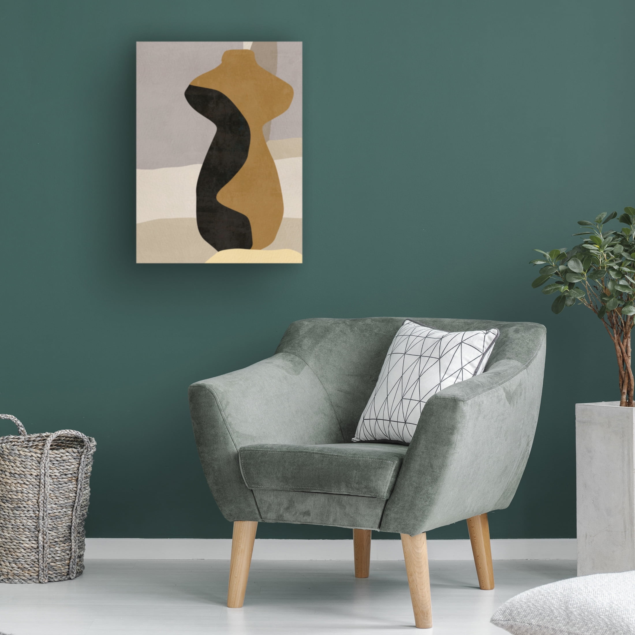 Trademark Fine Art Melissa Wang  Cubist Vase I Canvas Wall Art