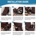 thumbnail image 2 of Maoww Waterproof Chair Protector For Relaxation Armchair Non-Slip Sofa Throw Seat Protector With Armrest blue, 2 of 6