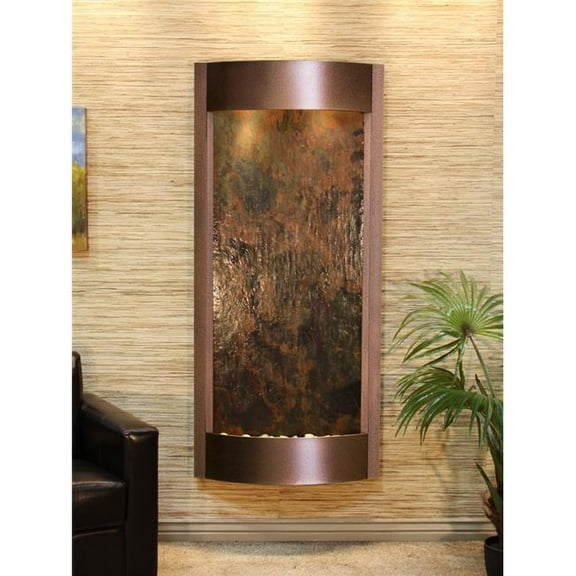 Adagio PWA5014 Pacifica Waters Copper Vein Multi Color Featherstone Wall Fountain