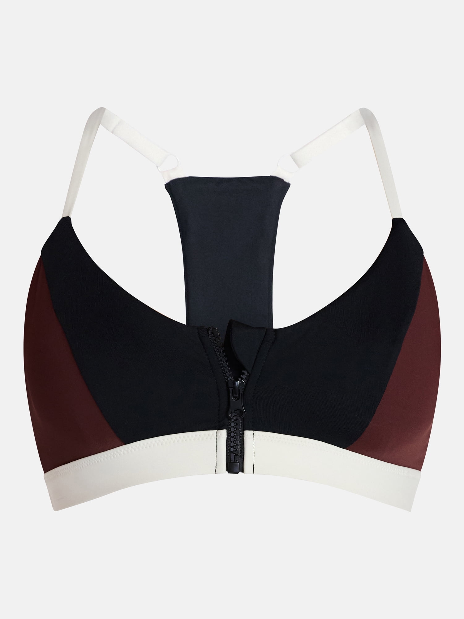 Ozark Trail Women's Zip Front Swim Top, Sizes XS-1X