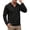 Mens Shirts Black, variant on Quarter Zip Pullover Men Fall Hoodie Drawstring Long Sleeve Waffle Casual Tops Sweatshirt Dad Gifts