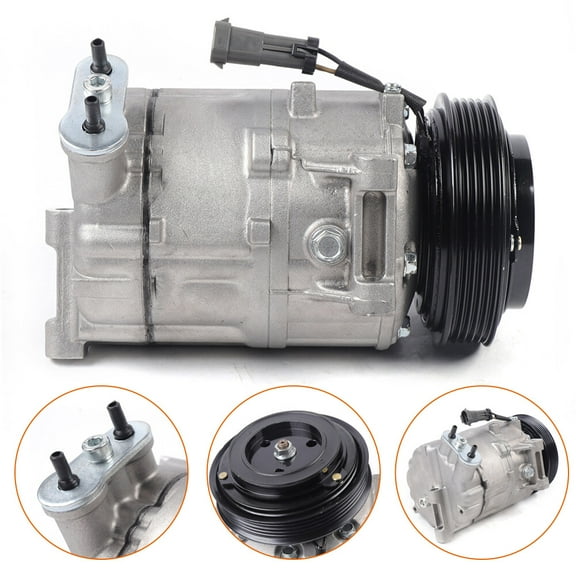 For 2005 2006 2007 Saturn Ion 4-Door 2.2L 2.4L AC A/C Air Conditioner Compressor W/ Clutch