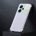 thumbnail image 3 of Luxury Airbag Case for Xiaomi Redmi Note13 Note 13 13R Pro Plus 13Pro Pro+ 5G 4G Transparent Shockproof Soft Silicone Back Cover, 3 of 5