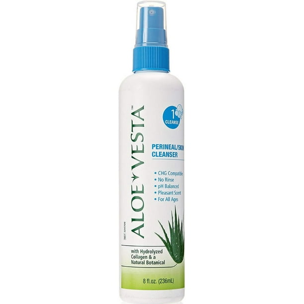 4 Pack ConvaTec Aloe Vesta Perineal/Skin Cleanser 1, 8 oz Walmart