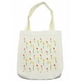 thumbnail image 1 of Watercolor Flower Tote Bag, Colorful Tulips Pattern Country Style Floral Design Watercolor Effect Art, Cloth Linen Reusable Bag for Shopping Books Beach and More, 16.5" X 14", Cream, by Ambesonne, 1 of 2