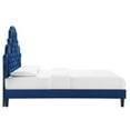 thumbnail image 6 of Modway Gwyneth Tufted Performance Velvet Full Platform Bed in Navy, 6 of 10