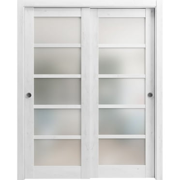 Solid French Double Doors 60 x 80 inches - Walmart.com